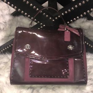 Coach sleek studded purse